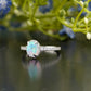 Opal Halo Lab-Grown Diamond Ring