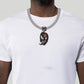 Two Face Attractive Unique Two Tone Pendant hip hop jewelry CustomDiamJewel   
