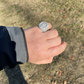 Baguette Diamond Iced Mens Hip Hop Ring  customdiamjewel   
