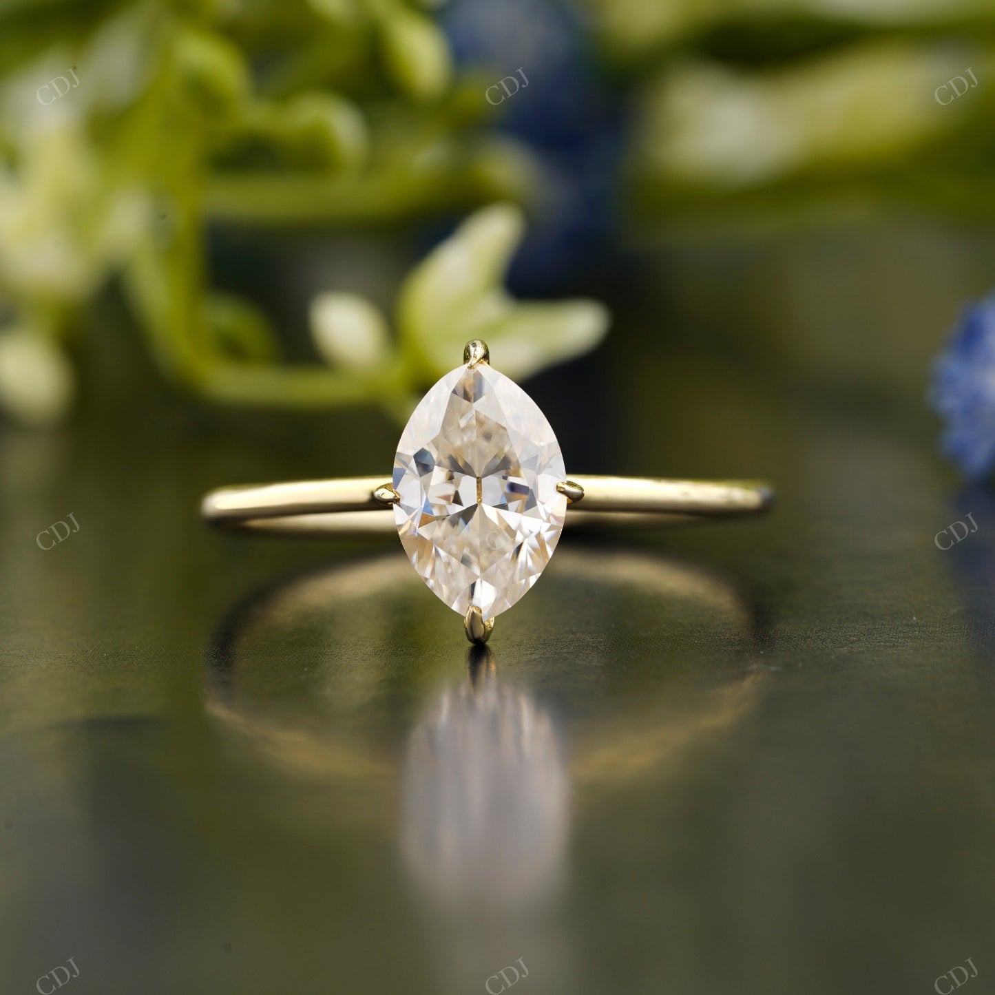 Marquise Lab-Grown Diamond Ring