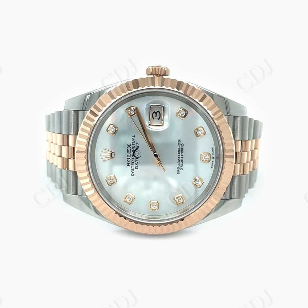 At wholesale Price Two Tone Rolex Stainless Steel Watch customdiamjewel