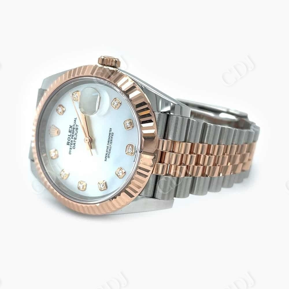 At wholesale Price Two Tone Rolex Stainless Steel Watch customdiamjewel