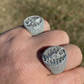 Baguette Diamond Iced Mens Hip Hop Ring  customdiamjewel   