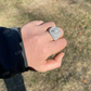 Baguette Diamond Iced Mens Hip Hop Ring  customdiamjewel   