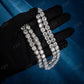 Diamond Tennis Chain hip hop jewelry CustomDiamJewel   