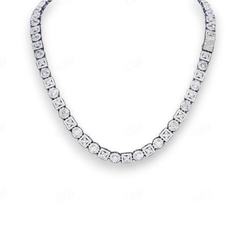 Antique Customized Design Set Lab Grown Diamond Necklace For Women hip hop jewelry CustomDiamJewel