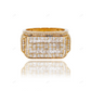 925 Sterling Silver Baguette Moissanite Hip Hop Ring hip hop jewelry customdiamjewel