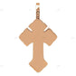 Rose/White/Yellow Gothic Cross Pendant hip hop jewelry CustomDiamJewel