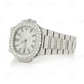Diamond Tester Passed Moissanite Iced Out White Patek philippe Watch customdiamjewel