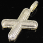 1.4" 0.90 CTW 14K Gold Natural Diamond Initial X Letter Pendant CustomDiamJewel