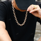 10MM Iced Out Diamond Rolo Chain hip hop jewelry CustomDiamJewel