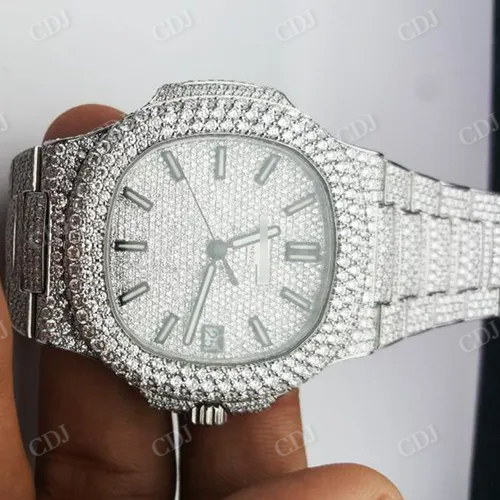 Automatic Bust Down Patek Philippe Watch customdiamjewel