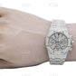 Mens Audemars Piguet Royal Oak Chrono Moissanite Diamond Watch customdiamjewel