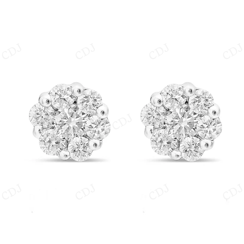 0.75 CT Moissanite Diamond Stud Earrings Stud earrings CustomDiamJewel