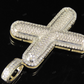 1.4" 0.90 CTW 14K Gold Natural Diamond Initial X Letter Pendant CustomDiamJewel