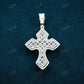 Fully Iced Out Diamond Syriac Cross Pendant  customdiamjewel   