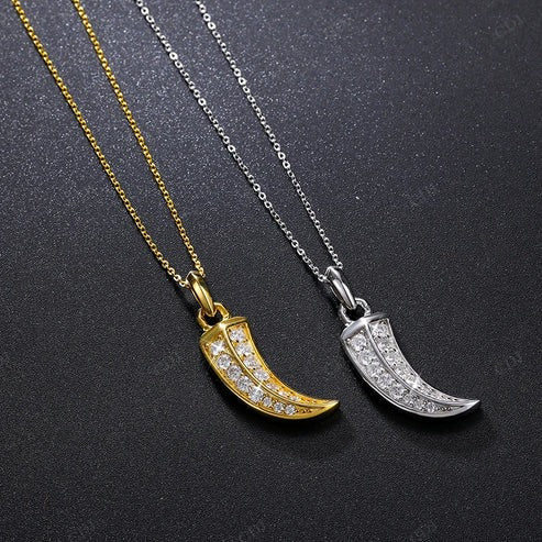 Minimalist Solid Gold Lab Diamond Pendant For Mens hip hop jewelry CustomDiamJewel