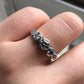 Unique Stackable Moissanite Wedding Band customdiamjewel