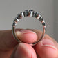 Unique Stackable Moissanite Wedding Band customdiamjewel