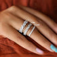 Natural Diamond Marquise and Round  Full Eternity Wedding Band  customdiamjewel   