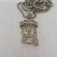 Custom Hip Hop Sterling Silver Jesus Pendant hip hop jewelry CustomDiamJewel