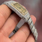 Custom Gold Plated Hip Hop Watch Stainless Steel Automatic Diamond Watch customdiamjewel