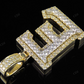 1.5" 1.75 CTW 18k Solid Gold 'E' Initial Custom Letter Diamond Pendant CustomDiamJewel