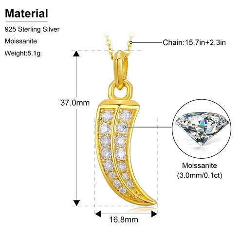 Minimalist Solid Gold Lab Diamond Pendant For Mens hip hop jewelry CustomDiamJewel