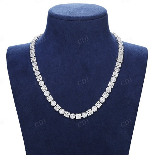 Antique Customized Design Set Lab Grown Diamond Necklace For Women hip hop jewelry CustomDiamJewel