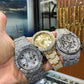 Moissanite Diamond Swiss Movement Rolex Watch customdiamjewel
