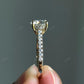 Round Cut Prong Set Lab Grown Diamond Ring