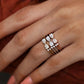 0.60CT Round Real Diamond Bow Wedding Band  customdiamjewel   