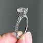 Round Cut Prong Set Lab Grown Diamond Ring