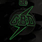 Enamel Printed GBD Letter Round Diamond Pendant hip hop jewelry CustomDiamJewel   
