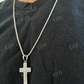 14K Gold Cross Crucifix Hip Hop Mens Pendant  customdiamjewel   
