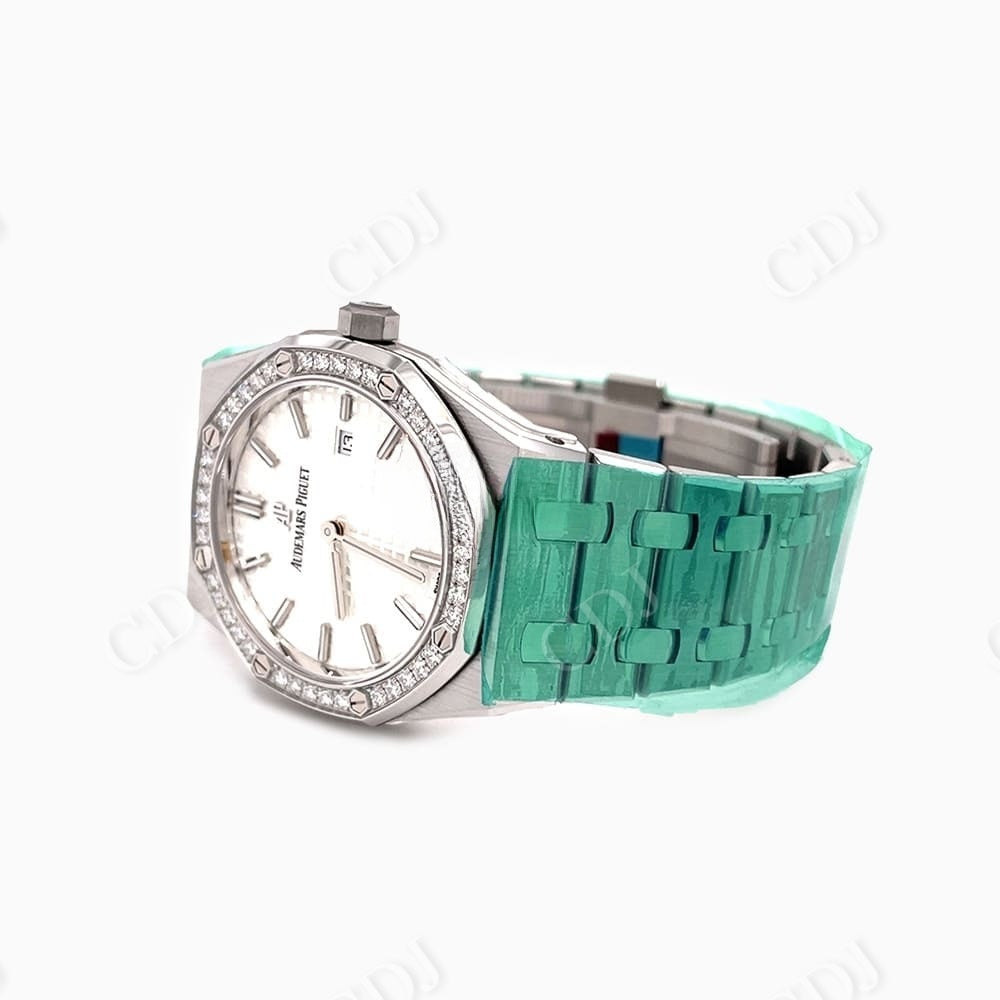 Full White Audemars Piguet Diamond On Bezel Watch customdiamjewel
