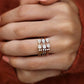 0.60CT Round Real Diamond Bow Wedding Band  customdiamjewel   