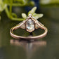 Hexagon Cut Lab-Grown Diamond Ring
