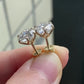 Classic Lab Grown Diamond Tulip Set Earrings