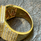 Mens Iced Diamond Hip Hop Ring  customdiamjewel   