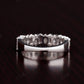 Baguette Oval cut lab grown diamond wedding band  customdiamjewel   