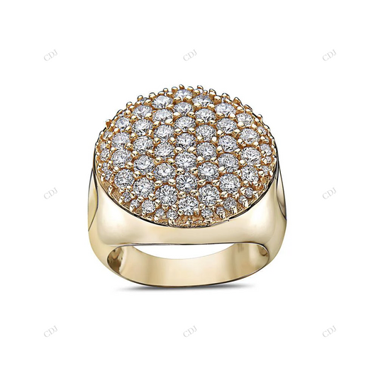 Luxury Iced Out 925 Sterling Silver Ring hip hop jewelry customdiamjewel
