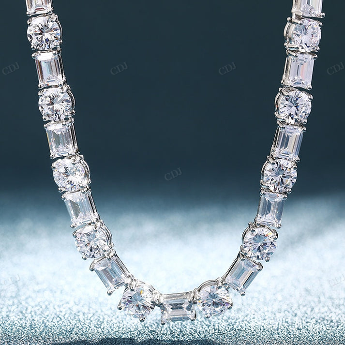 Emerald Round Diamond Hip Hop Chain hip hop jewelry CustomDiamJewel