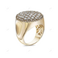 Luxury Hip Hop S925 Sterling Silver Moissanite Ring hip hop jewelry customdiamjewel