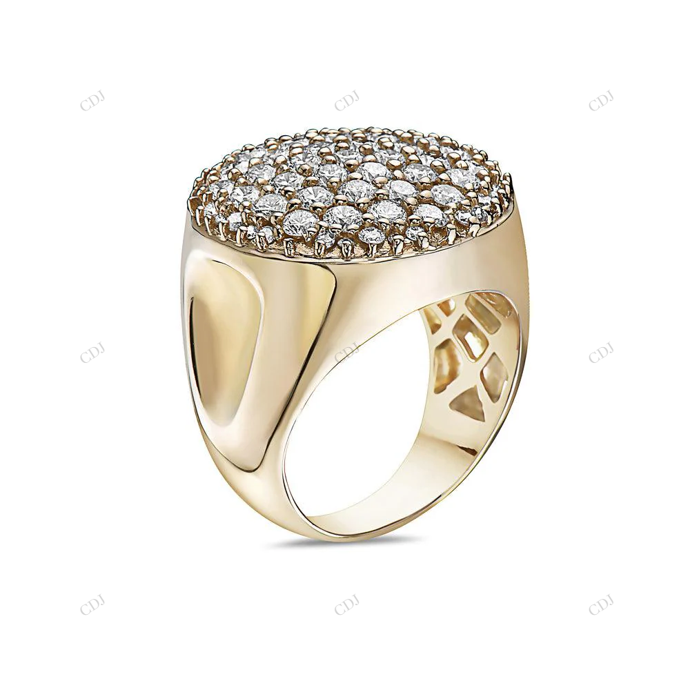 Luxury Hip Hop S925 Sterling Silver Moissanite Ring hip hop jewelry customdiamjewel