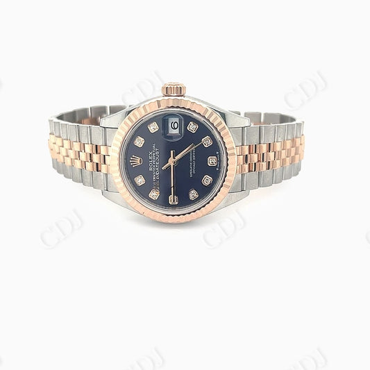 28MM Rolex Date Just Jubilee Watch for Ladies customdiamjewel