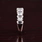 Baguette Oval cut lab grown diamond wedding band  customdiamjewel   