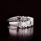 Baguette Oval cut lab grown diamond wedding band  customdiamjewel   