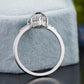 Salt and Pepper Hexagon Diamond Ring