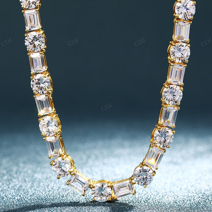 Emerald Round Diamond Hip Hop Chain hip hop jewelry CustomDiamJewel